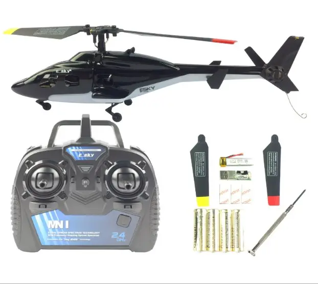 Mainan Helikopter Remote Control, Mainan Helikopter Simulasi Kecil, Serigala Terbang Elektrik, Helikopter Remote Kontrol untuk ESKY F150X