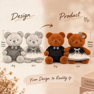 Venta al por mayor directa <span class=keywords><strong>de</strong></span> fábrica: Osos <span class=keywords><strong>de</strong></span> peluche marrones <span class=keywords><strong>de</strong></span> <span class=keywords><strong>pareja</strong></span> con traje <span class=keywords><strong>de</strong></span> pajarita y vestido <span class=keywords><strong>de</strong></span> lazo <span class=keywords><strong>de</strong></span> perlas, juguete suave OEM ODM para regalo - Product Image 2