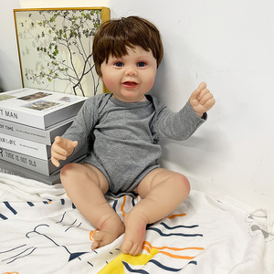 60 cm tái sinh bé búp bê <span class=keywords><strong>KODI</strong></span> Hoàn Thành Sơn 24 inch mũm mĩm sống động như thật dễ thương Toddler mềm cảm ứng quà tặng cho trẻ em sưu tập - Product Image 4