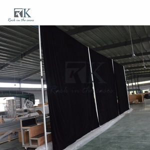 High Quality Wedding Background Aluminum Pipe and Drape Kit Backdrop for Trade show Booth Wedding Decor - Product Image 3