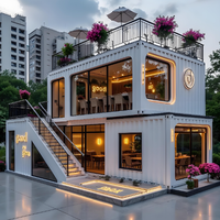 Maisons conteneurs en acier léger pliables et extensibles, design moderne, respirantes, sur mesure, garantie 10 ans sans entretien