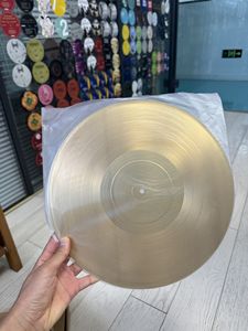 <span class=keywords><strong>Discos</strong></span> Metálicos de 12 Pulgadas con Acabado Dorado/Plateado, Decoraciones de una Sola Cara, Adornos, Disco de Platino/Venta de Productos Defectuosos con Descuento - Product Image 3