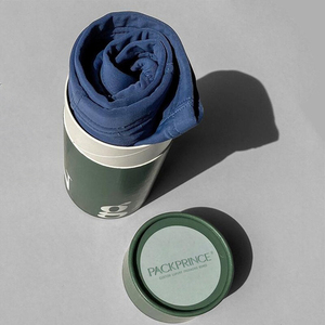 Tùy Chỉnh Ủ Sinh Thái Thân Thiện Với Quần Áo Bao Bì Giấy Màu Đen Xi Lanh Hộp Giấy Bao Bì Cho Đồ Lót Vớ Khăn T-Shirts - Product Image 4