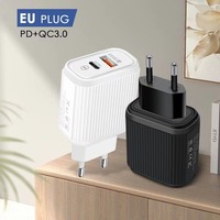 Produits les plus vendus 2023 Chargeur rapide Type C 20W Charge rapide USB C PD Chargeur mural pour iPhone 14 13 12Pro Max