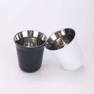 Vasos de Acero Inoxidable Personalizados de 80 ml y 160 ml, Vasos de Espresso de Doble Pared Aislados para Recuerdos de Boda, Taza con Logotipo Personalizado - Product Image 2