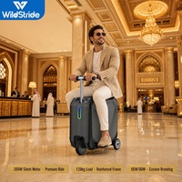 Valise Scooter Électronique X2 en Aluminium Puissant pour Adultes, Bagage à Roulettes Bluetooth Airwheels, Valise Portative X2