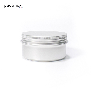 Moisturizing Tallow Balm <b>Aluminum</b> Jar for Skin Care - Leak Proof Portable Airtight Refillable Tall <b>Container</b> - Product Image 1