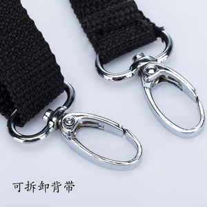 Hair Salon Scissors Waist Bag 5-9 Pockets Removable Strap Black <b>Tool</b> <b>Storage</b> For Hairdressing - Product Image 3