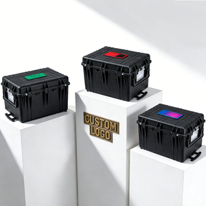 Ningbo fabrika büyük boy sert PP plastik enjeksiyon ekipmanları koruyucu taşıma taşıma uçuş ile tekerlekli çanta tekerlek - Product Image 4