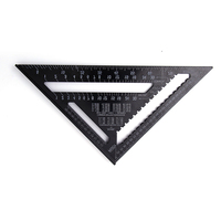 Outil de mesure multifonctionnel triangulaire en alliage d'aluminium de 7 pouces, design moderne de haute précision, DIY OEM, modèle CJTOOL pour la menuiserie