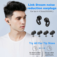 Vente flash : 4 tailles, réduction du bruit de 28 dB, bouchons d'oreilles en silicone souple pour dormir, protection auditive réutilisable, bouchons d'oreilles pour la sensibilité au bruit