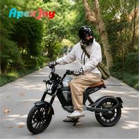 Moto électrique longue portée Apexjoy TROMOX-M03Q, autonomie de 70 km, 1200W, 48V30Ah, 49 km/h, contrôle par application, GPS, antivol, fabriqué en Chine