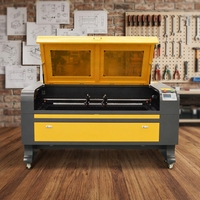 Machine de découpe laser CO2 1610 - Système CNC refroidi par eau pour le caoutchouc et le papier, prend en charge les formats DXF/LAS