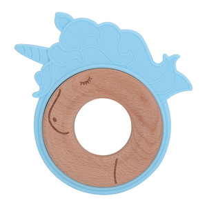 <span class=keywords><strong>Anneau</strong></span> de <span class=keywords><strong>dentition</strong></span> <span class=keywords><strong>licorne</strong></span> en silicone pour bébé, jouet à mâcher, vente en gros d'usine - Product Image 2