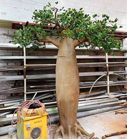 Arbre Baobab Artificiel, Faux Arbre à Pain, Plante Artificielle pour la Décoration Intérieure et Extérieure
