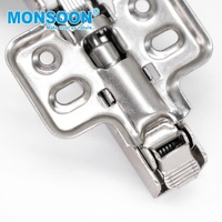 Porte de placard cachée en acier laminé à froid pour cuisine, 35 mm, fermeture douce, amortisseur hydraulique, meuble dissimulé, salon, bureau à domicile