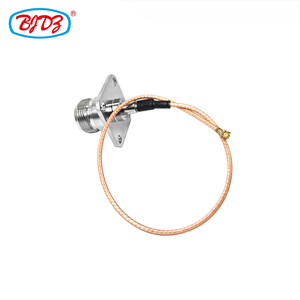 Fabbrica N tipo femmina Jack flangia 4 fori per uf.l UFL RF assemblaggio cavo Pigtail estensione RG178 cavo Antenna coassiale wifi - Product Image 3