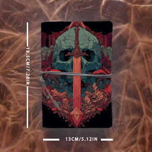 สมุดโน้ตที่ทำด้วยมือสุด A6เป็นของขวัญแสนสนุกสำหรับลูกพี่ลูกน้องใ<span class=keywords><strong>น</strong></span>งา<span class=keywords><strong>น</strong></span>รวมตัวใหม่ที่ยอดเยี่ยมสำหรับคำบรรยายภาพครอบครัวและเรื่องราวด้วยดาบกะโหลก - Product Image 4