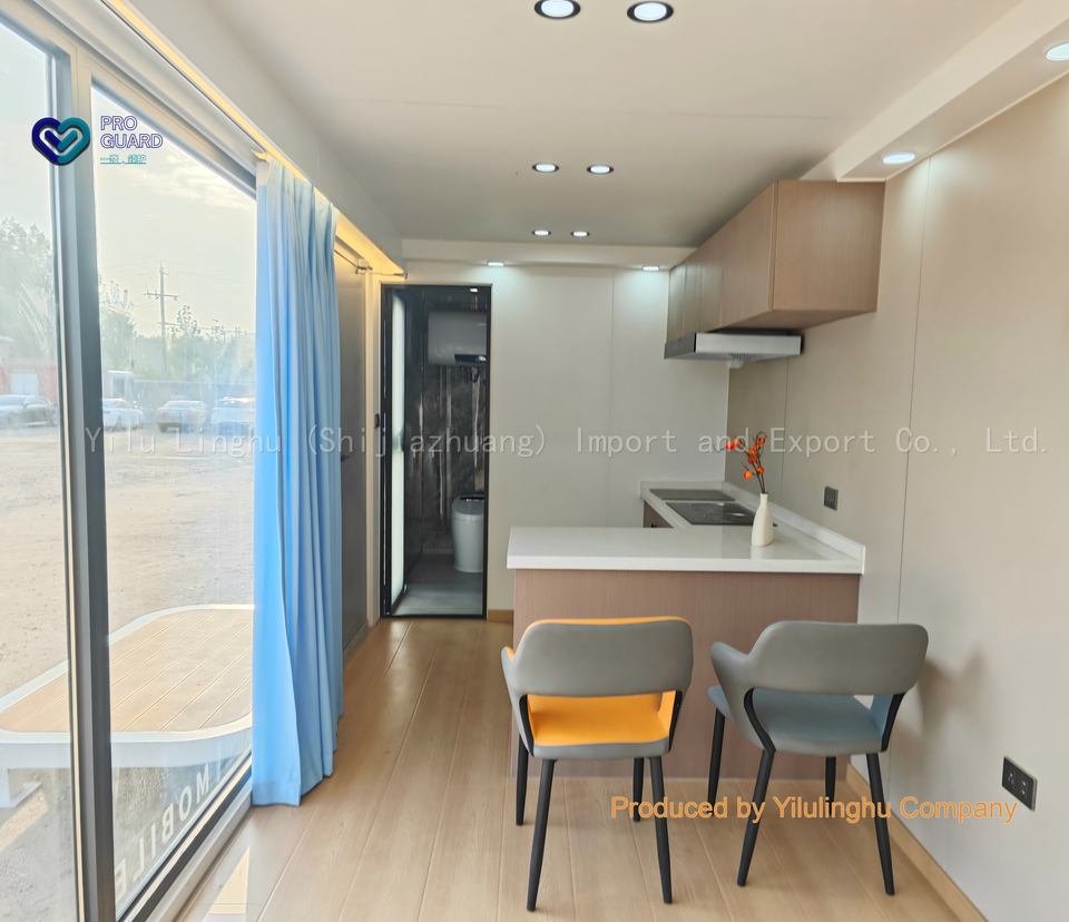 Luxurious 12m Prefabricated Steel Structure Pod-Shaped Apple Cabin Kit Movable Houses for Office Living Room Bedroom - Image 5