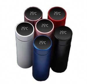 Bouteille d'eau intelligente en acier inoxydable isotherme avec affichage LED de rappel de température, 500 ml - Product Image 3