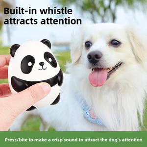 Laipai <span class=keywords><strong>Fu</strong></span> çevre dostu küçük orta ölçekli köpek oyuncak ses lateks yumurta şeklinde Panda maymun fil Pet interaktif hareket oyuncak - Product Image 3