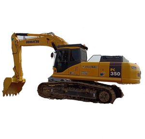 รถขุดไฮดรอลิกขนาดใหญ่ Komatsu PC350 35 ตัน รถขุดตีนตะขาบมือสองจากญี่ปุ่น ราคาถูก พร้อมอะไหล่เครื่องยนต์ครบชุด - Product Image 1