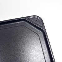 OEM ODM Barbecue rectangulaire mat en fonte Plaque de camping simple face
