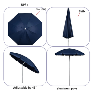 Sombrilla de <span class=keywords><strong>Patio</strong></span> Pequeña, Impermeable, de Aluminio, para Publicidad, Económica, de Tamaño Estándar, con Logotipo Personalizado Impreso - Product Image 2