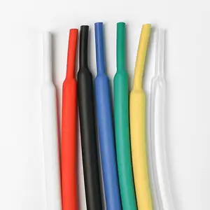 3:1 Electrical Insulation Sleeves Shrinkage Tubes Free Sample Quality Black Adhesive Polyolefin Heat Shrink Tube With Glue