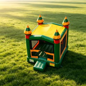 Château gonflable en PVC durable avec une zone de saut spacieuse pour les entreprises de planification et de location d'événements professionnels - Product Image 3