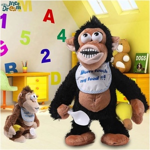 Cadeaux d'anniversaire pour enfants, singe pas cher, jouet électrique en peluche pour enfants, jouet en peluche éducatif, jouet électronique pour enfant - Product Image 5