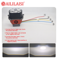 Phare Laser LED AILILAISI Dragon Ball à 5 Lentilles pour Berline, SUV, Coupé – Boîtier de Rénovation à Cinq Lentilles, Feux de Croisement et de Route, Lampe Automobile