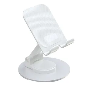 Soporte de Escritorio para Teléfono Celular de Plástico Más <span class=keywords><strong>Barato</strong></span> de Fábrica, Giratorio 360°, Plegable, Soporte para Teléfono Móvil <span class=keywords><strong>con</strong></span> Base de Metal para <span class=keywords><strong>Iphone</strong></span>, Ipad, Tablet - Product Image 1