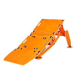 Rampe de saut portable à 3 panneaux pour tous les âges, idéale pour les VTT, les <span class=keywords><strong>BMX</strong></span>, rampe de terrain portable pour VTT - Product Image 1