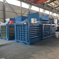 Presse à balles industrielle à haute efficacité pour les canettes métalliques, les déchets d'emballage et les cartons, machine de pressage hydraulique horizontale automatique