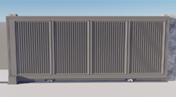 <span class=keywords><strong>Porte</strong></span> <span class=keywords><strong>de</strong></span> <span class=keywords><strong>garage</strong></span> moderne coupe-vent avec construction en polymère à surface finie pour usage commercial - Product Image 4
