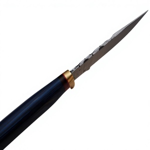 Couteau de chasse personnalisé en acier au carbone avec lame fixe et manche en bois dur pour la chasse en plein air, prix de gros - Product Image 3
