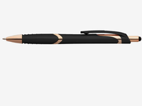 Stylos à bille promotionnels haut de gamme avec logo personnalisé, accent rose doré, fournitures de bureau