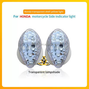 Feux clignotants latéraux jaunes STAR WING à 15 <span class=keywords><strong>LED</strong></span>: idéaux pour les mises à niveau des motos Kawasaki, <span class=keywords><strong>Suzuki</strong></span>, Honda et Yamaha - Product Image 2