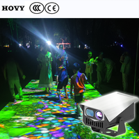 Projecteur de sol numérique portable interactif holographique extérieur Full HD 1080p