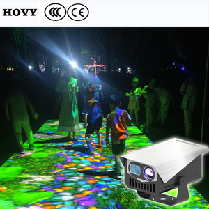 Ngoài trời Holographic tương tác Full HD 1080P xách tay hệ thống Android kỹ thuật số máy chiếu sàn - Product Image 6