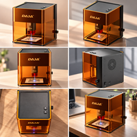 Machine de gravure laser DJ6 Pro avec six vues d'extérieur, découpeuse CNC de bureau, graveur à mise au point automatique, conception portable