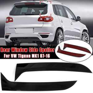 Aileron latéral de fenêtre arrière noir brillant Canards Splitter pour VW Tiguan MK1 2007 2008 2009 2010 2011 2012-2016/pour MK2 2017+ - Product Image 1