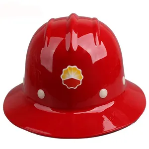 Capacetes de segurança do padrão do trabalho da borda completa do chapéu duro material do HDPE do ABS para a proteção principal