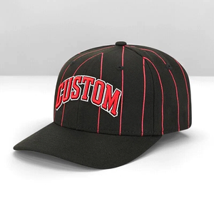 Gorra de Béisbol Snapback de 5 Paneles con Visera Plana, Estilo Retro, Bordado Personalizado OEM, con Cordón, para Campamento y Deportes al Aire Libre, Modelo 256, Sin Estructura - Product Image 1