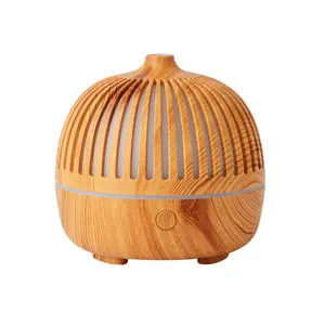 Yellow Wood Grain 180ml Fragrance Aroma Diffuser with LED Light