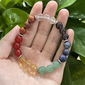 Natural Stone Bracelet Colorful Glass <b>Beaded</b> Most Popular <b>Crystal</b> Strategic Recommended Ready to Ship (RTS) - Product Image 3