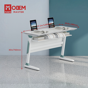 Bộ bàn ghế học sinh, bàn học sinh bằng nhựa MDF, thép, khuyến mãi MINYI MAYA, dành cho sinh viên đại học - Product Image 4