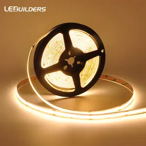 flip chip on flexible board 24V 2700K 3000K 4000K 6000K White Silicone Tube Flexible FOB COB LED Strip