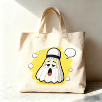 Sac fourre-tout en toile personnalisé avec imprimé planche de surf, soleil et vagues, poignée en cuir à rivets, sac de plage d'été pour femmes
